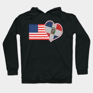 Republica Dominicana T-Shirt USA Flag Spanish Food Culture Hoodie